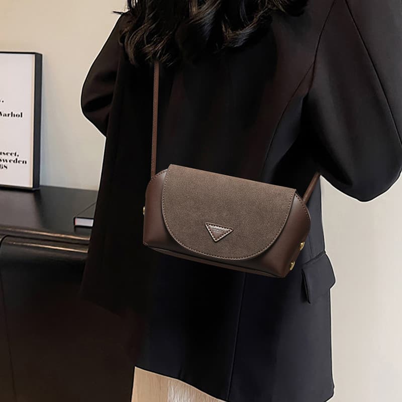 Bolsa feminina novo estilo outono inverno bolsa feminina ombro pequeno saco de couro genuíno saco do mensageiro sacos Hi