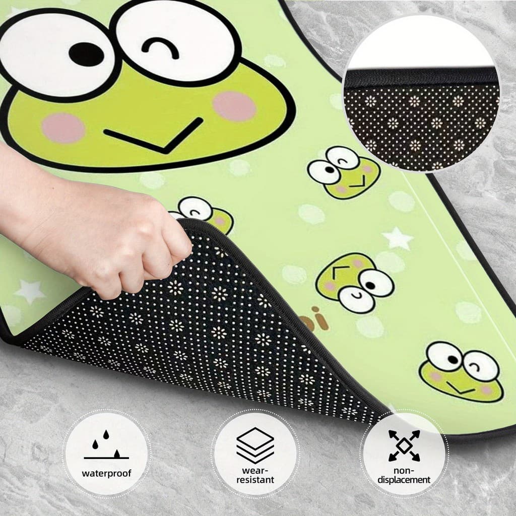 Conjunto de 4 peças de tapete antiderrapante para carro Sanrio, acessórios fofos para Interior de carro, tapete de carro