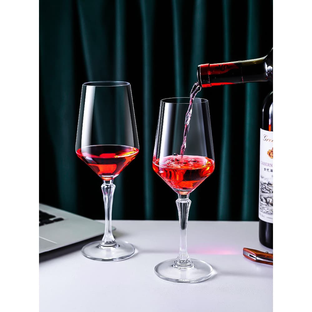Europeu Retro gravado coluna romana taça de cristal vidro de vinho tinto luz doméstica luxo champanhe vidro High-End pre