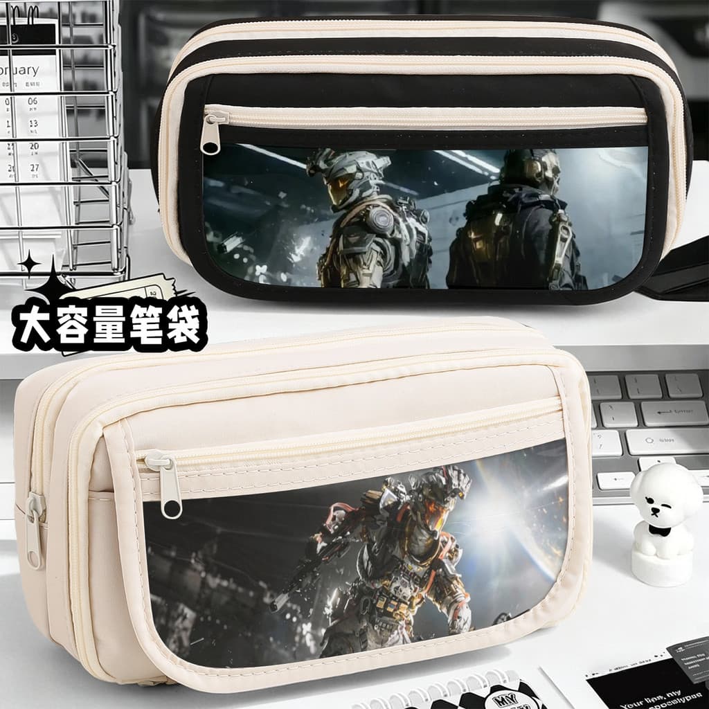 Delta Mobile Agent Pencil Case Veyron Claw Stationery Box Game Peripheral Pencil Case Dia das Crianças Ururu Abstract Mo