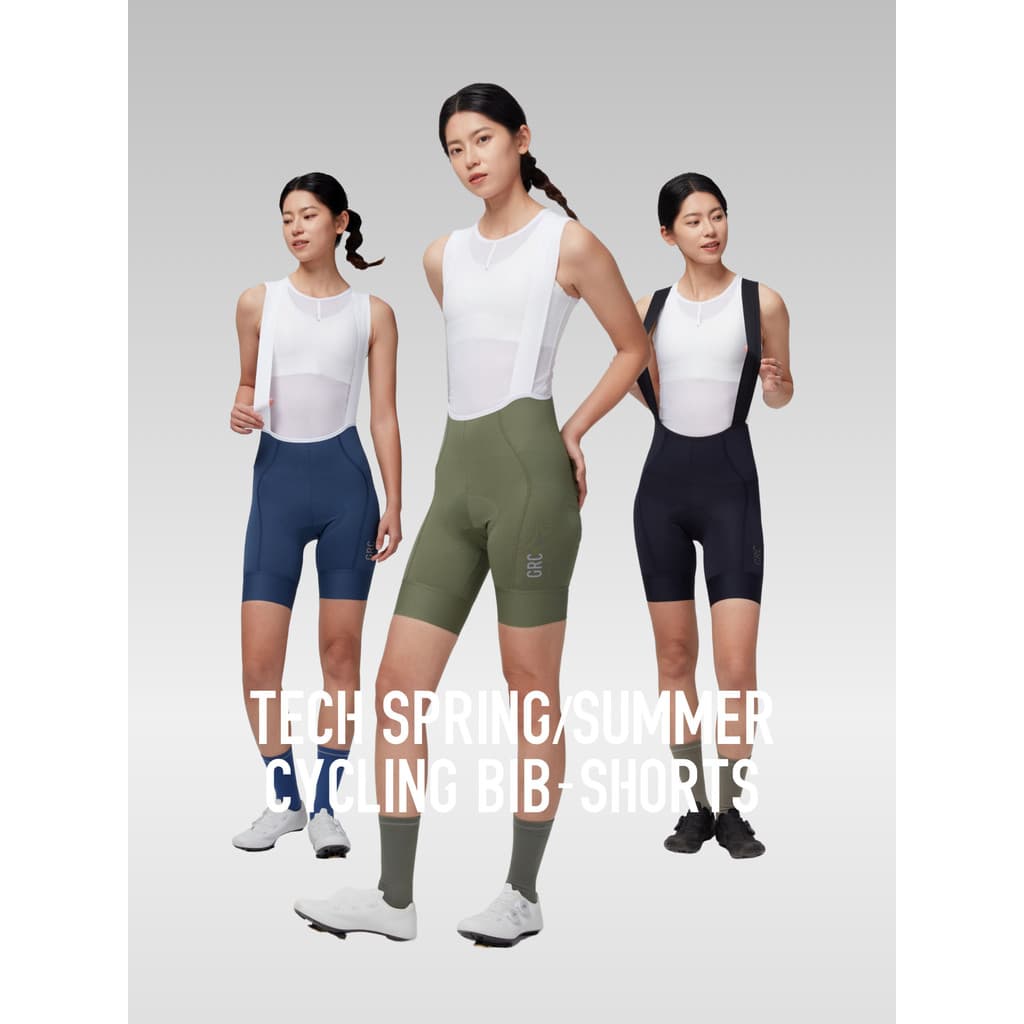 GRC Primavera Verão Mountain Bike Jersey Calças de Ciclismo TECH Road Bike Ciclismo Jersey Bib Shorts Estilo Feminino