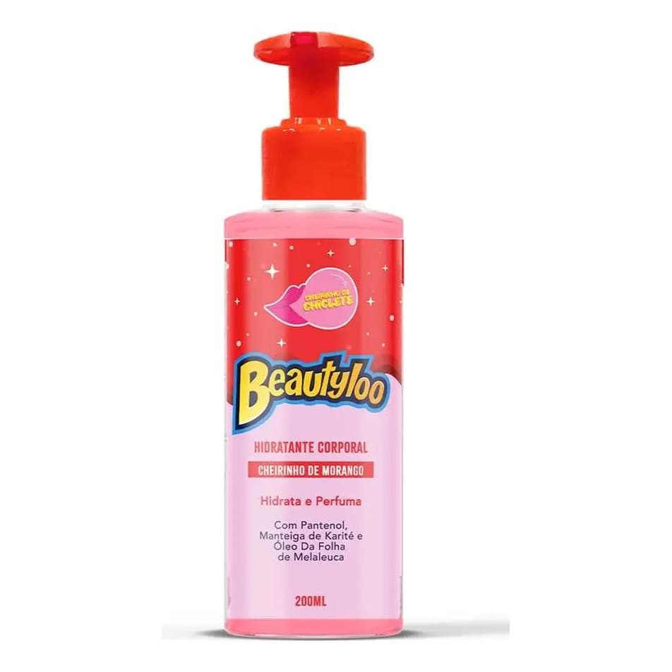 Hidratante Corporal Beautyloo Cheirinho De Morango 200ml