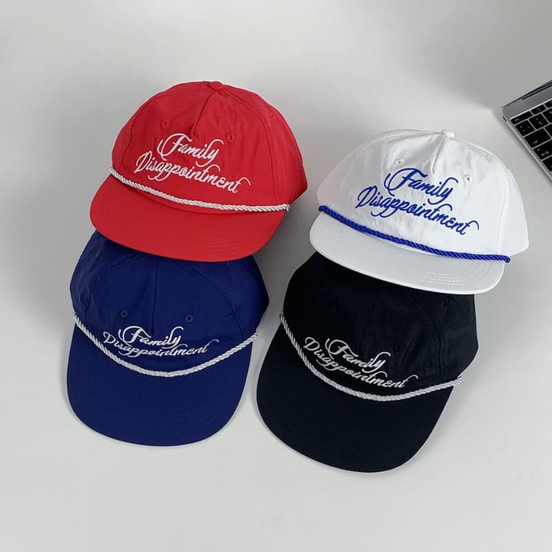 Boné de beisebol snapback de aba plana ajustável com 5 painéis de corda para dias de praia unissex