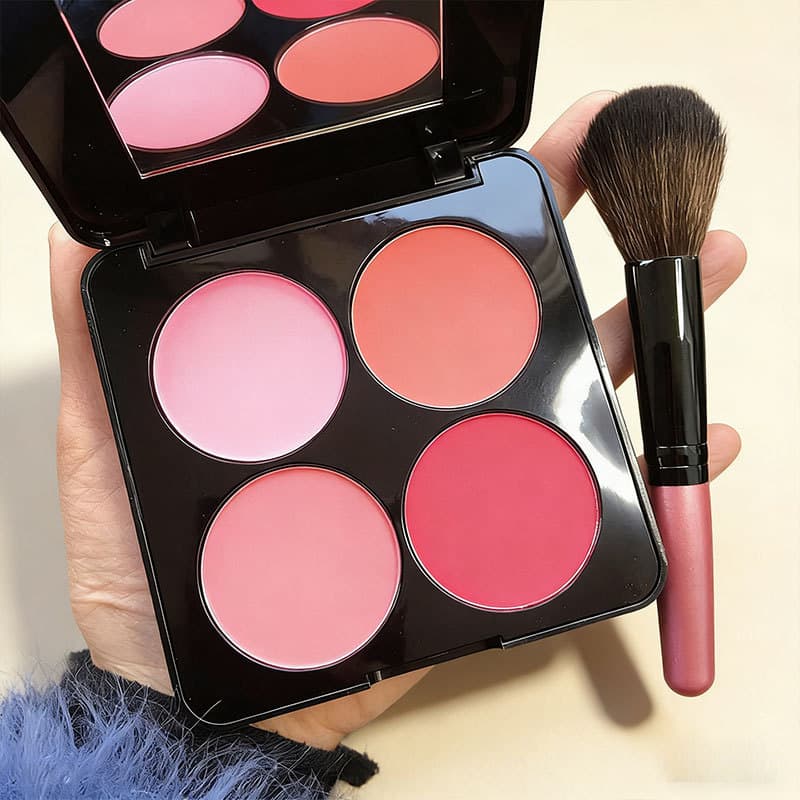 Paleta de Blush combinação paleta de contorno uma maquiagem Nude Natural tridimensional brilho elegante iniciante ser