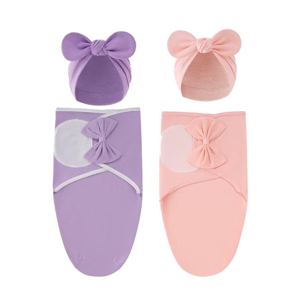 Cross-Border recém-nascido Swaddle envoltório de maternidade bebê primavera bicho da seda saco de dormir Casual arco abr