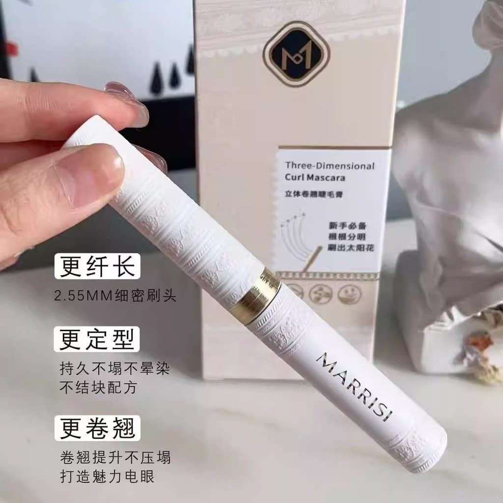 Mary Poesia Tridimensional Curling Mascara Feminino À Prova D 'Água Não Mancha Estilo de Longa Duração Bottoming Grosso