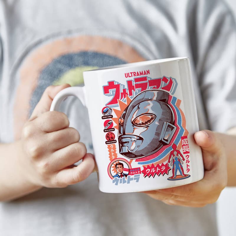 Ultraman copo de cerâmica único na moda criativo beber copo doméstico das mulheres dos homens xícara de chá caneca de ca