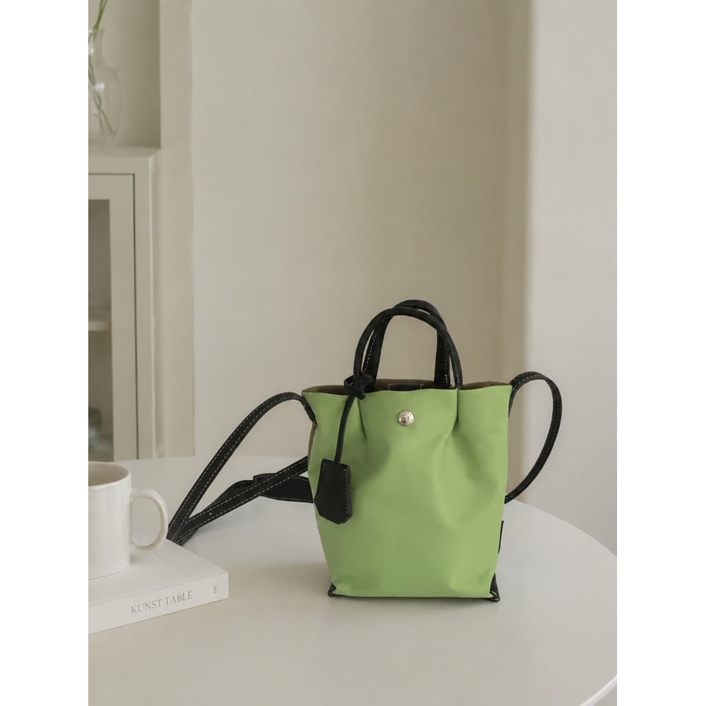 Japonês autêntico Casual náilon contraste cor saco do telefone móvel nicho Design leve Commuter bolsa Diagonal saco pequ