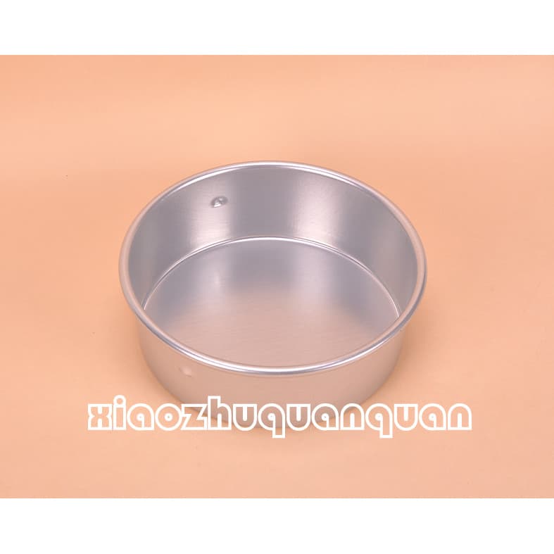 Sanneng Utensílios Sanneng 27cm Molde de bolo com fundo sólido (Anode) Molde redondo fixo para queijo Molde para assar