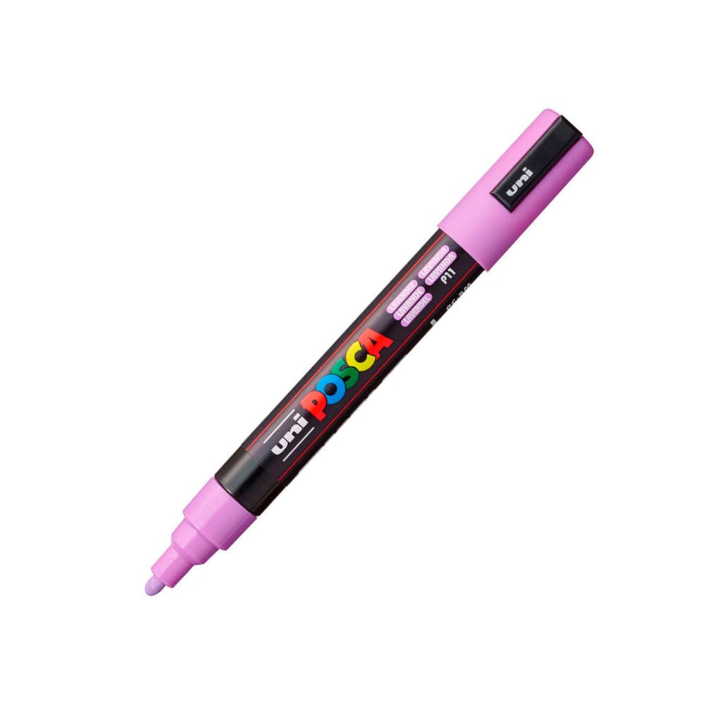 Caneta Posca PC-5M Lavanda Pastel uni-ball