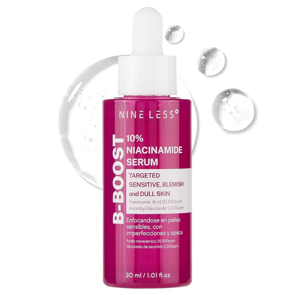 B-Boost10%NiacinamideSerum – Sérum Facial Coreano para Tom Uniforme – Ácido Tranexâmico e Revitalização da Pele, 1.01fl.