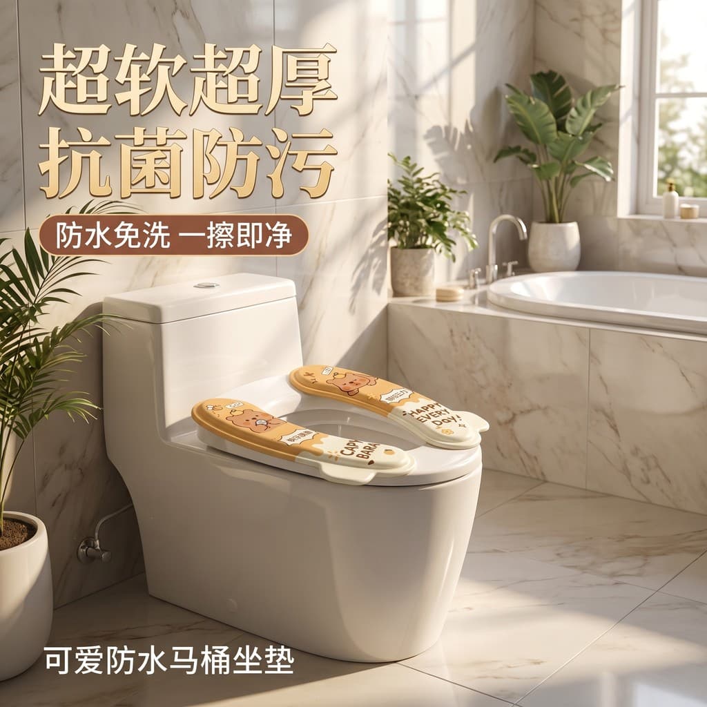 Tapete higiênico quatro estações Universal 2026 novo estilo privado dedicado à prova dwaterproof água látex pegajoso dos