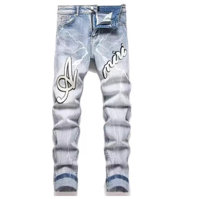Calça masculina retrô Slim fit Skinny calça masculina rasgada calça Jeans feminina
