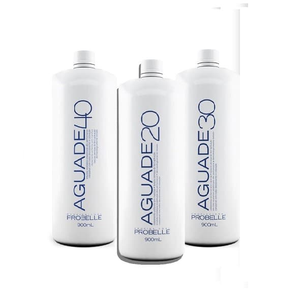 kit 3 Agua Oxigenada ( 20 V - 30 V - 40 V ) 900 ML Probelle