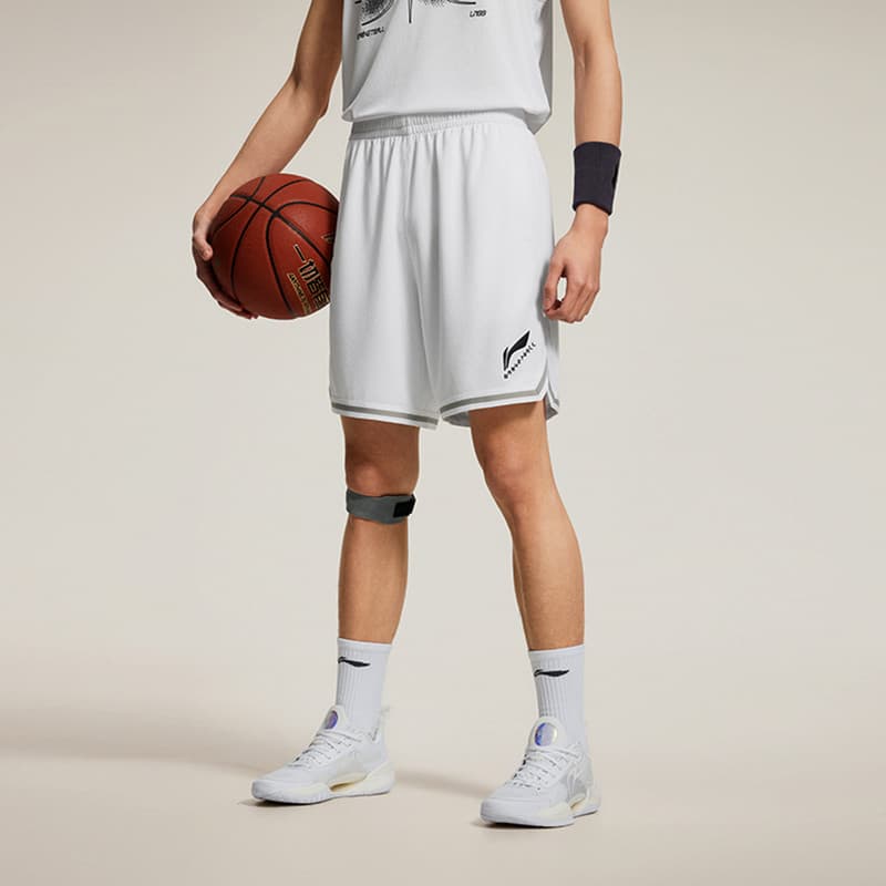 Li Ning CBA Série de Basquete Terno de Competição Masculino Shorts Regulares de Secagem Rápida Colete AATU011-5-B Produt