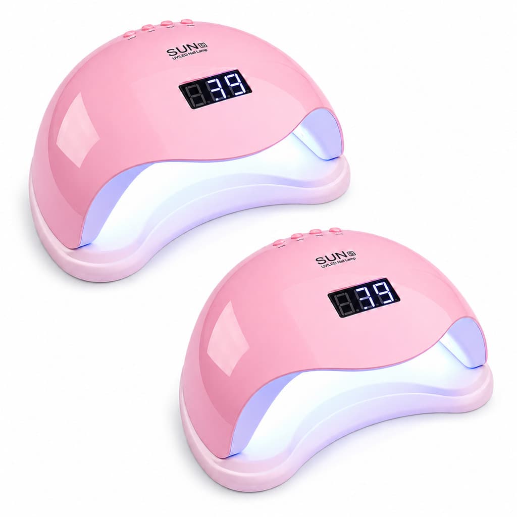 Kit C/ 2 Cabines Led/uv Sun 5 48w Seca Unhas De Gel Esmalte