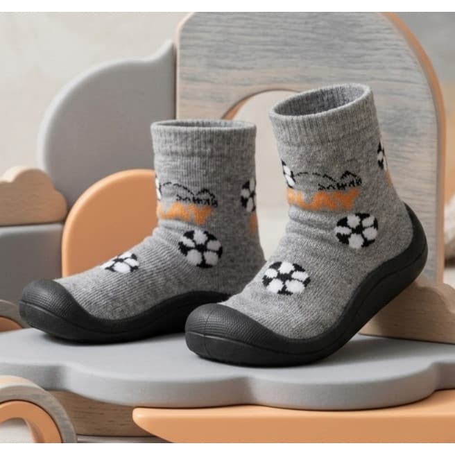 Meia De Borracha Antiderrapante Leve Confortável Dia a Dias Masculino e Feminino Kids Linha Comfort
