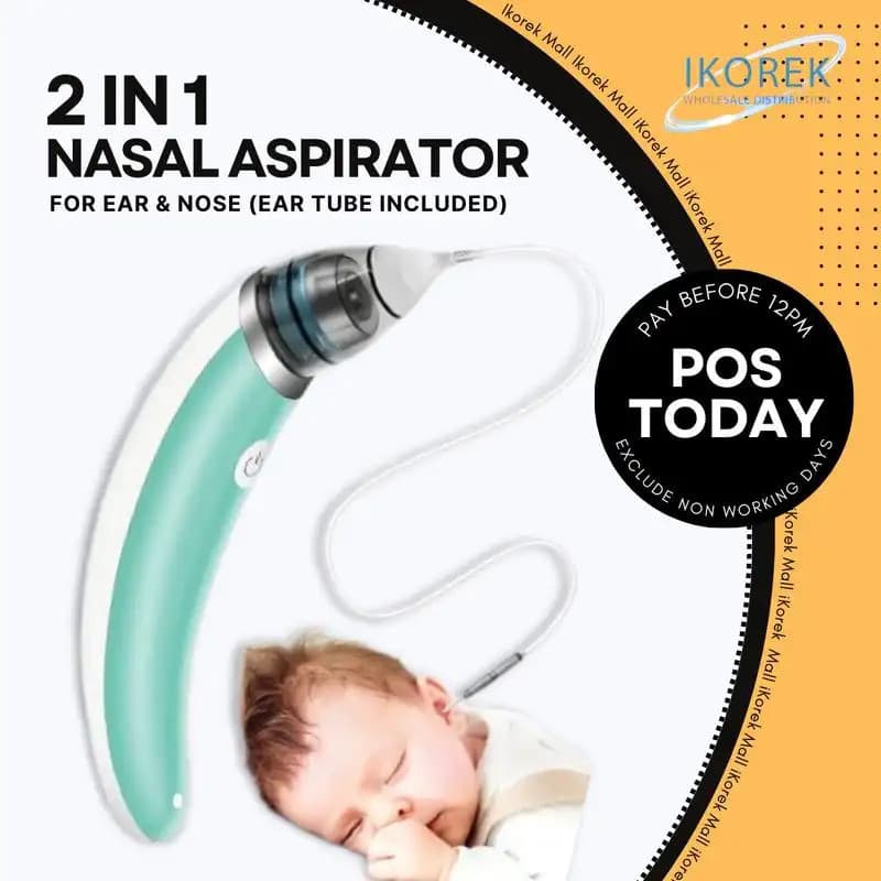 Aspirador Nasal LITTLE BEES para Bebês, Removedor de Cera de Ouvido, Aspirador de Muco para Nariz, para Recém-Nascidos,
