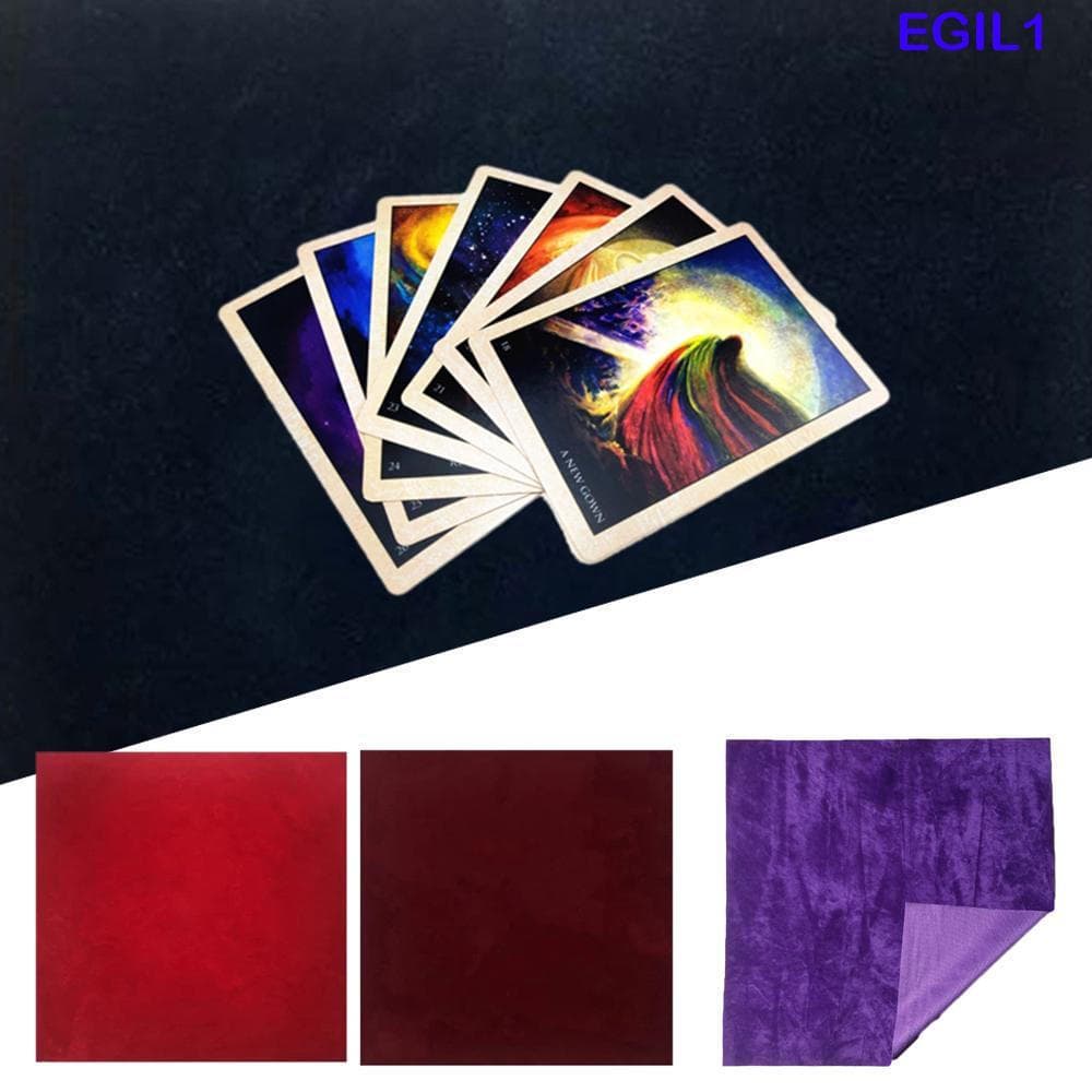 EGIL1 Altar Pano Tarô Cartas Especial Adivinhação Oracle Cartão Almofada Astrologia