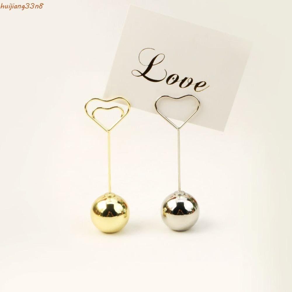 Conjunto de 2 peças de clipes para anúncios HUIJIANG, clipes para fotos com design vertical mini, clipes para números de