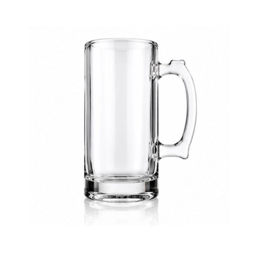 Caneca Chopp Zero Grau 360ml Vidro Class Home Gelada