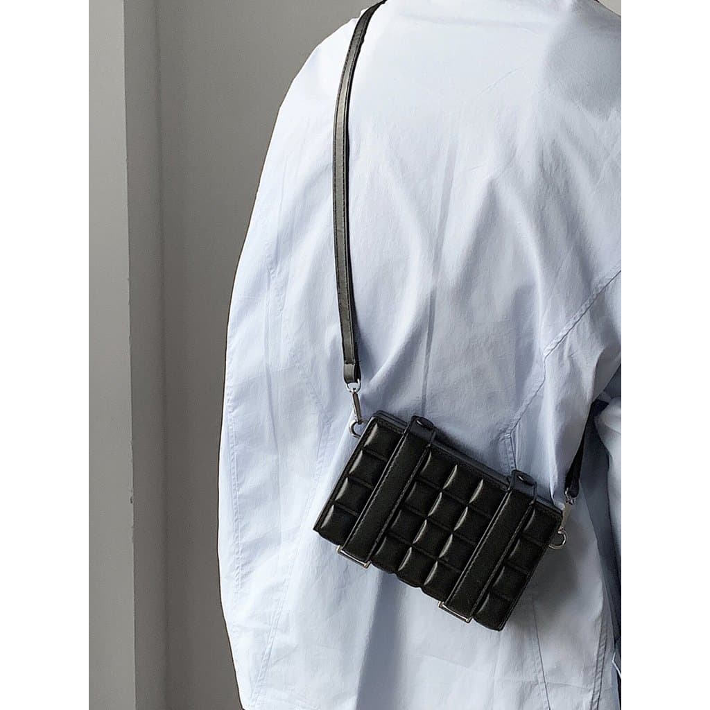 High-End sentimento caixa saco ins masculino feminino estilo unissex pequeno quadrado saco versão coreana saco do telefo