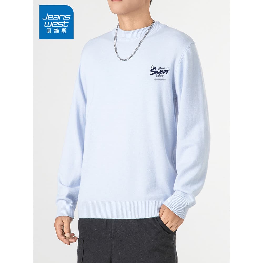 Zhenweisi meia gola alta camisola masculina 2024 outono inverno malhas Bottoming interior juventude engrossado camisola