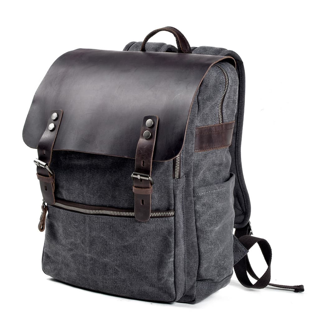 Retro masculino mochila mochila de negócios Casual mochila de viagem de curta distância tendência da moda saco de comput
