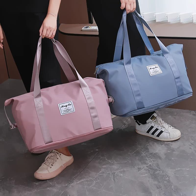 Bolsa de viagem feminina portátil de curta distância Super grande capacidade bolsa de ginástica leve esperando por viage