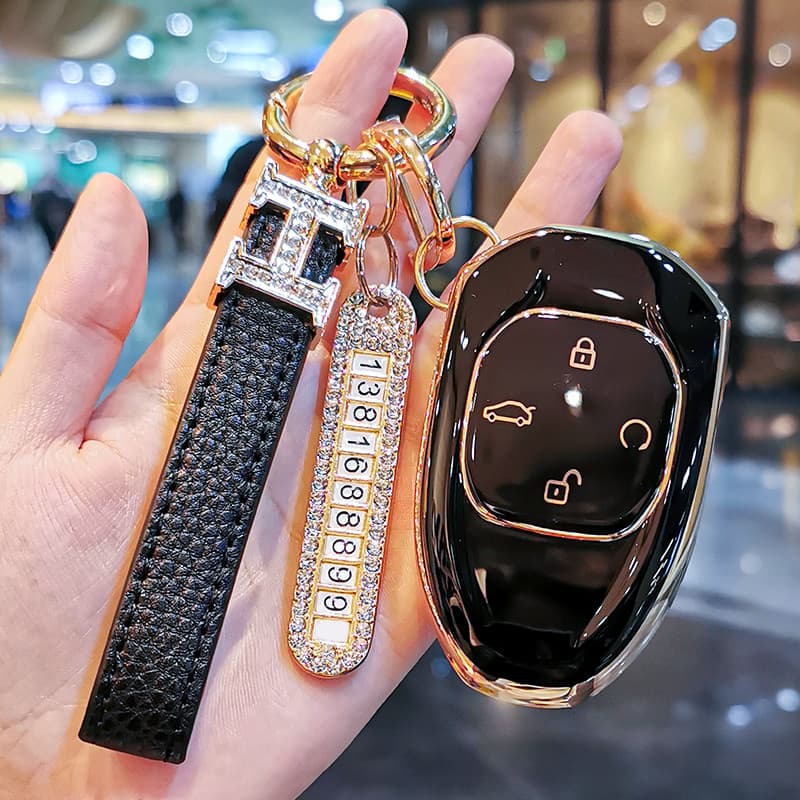 Guangauto Legend Qiying Leopard Shadow Cool Key Cover 22 Modelos Segunda Geração GS8 Lendário Carro gs3 Shadow Speed Bag