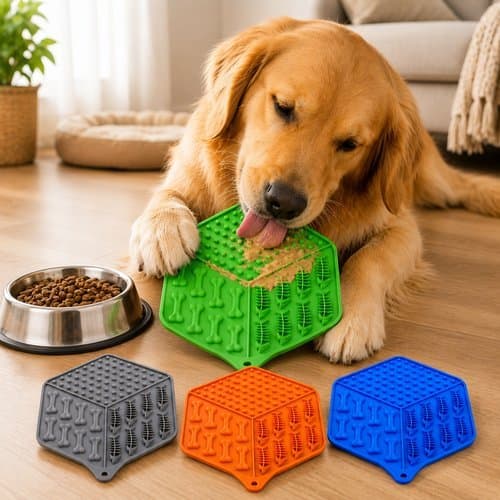 Comedouro Silicone Anti Derrapante Ventosa Fixacao Facil Duravel Pet