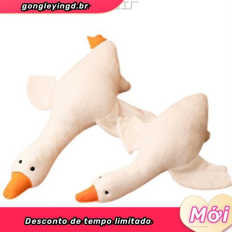 Bicho Pelúcia Pato Gigante Travesseiro Nasa Xuxão 1,40cm Ganso