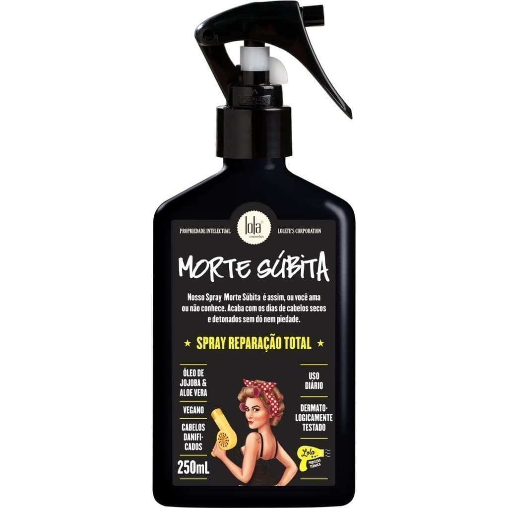 Lola Cosmetics Morte Súbita Spray 250ml ✨ Finalizador + Anti Frizz