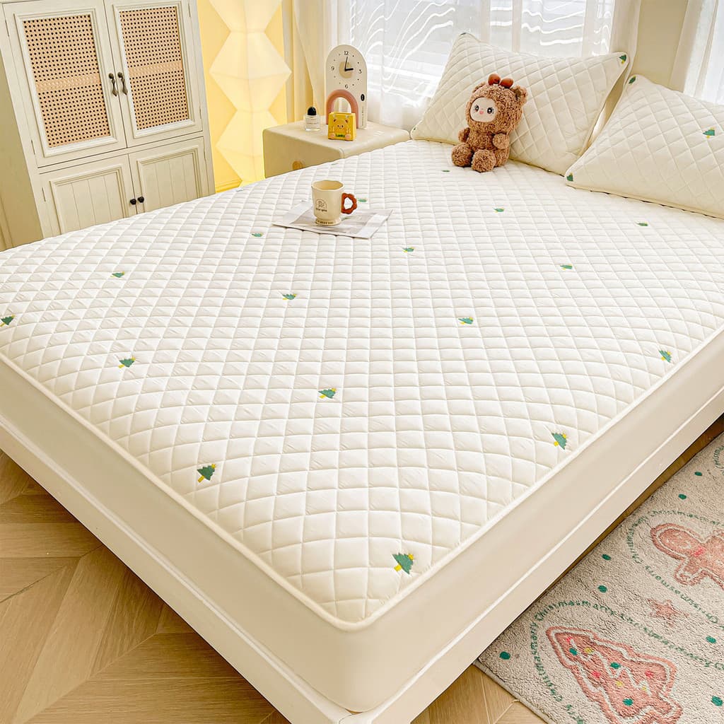 Lençol de cama de peça única acolchoado colcha tipo lençol conjunto de três peças quatro estações Universal tudo incluíd
