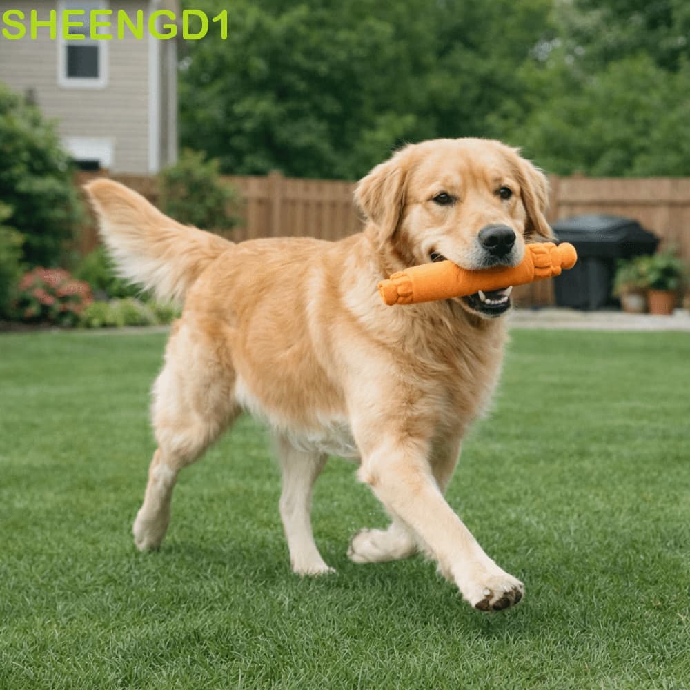 SHEENGD1 Brinquedo Para Mastigar Cachorro , Bastão De Dentes Moagem De Cães Com Som Estridente E Resistente A Mordidas ,