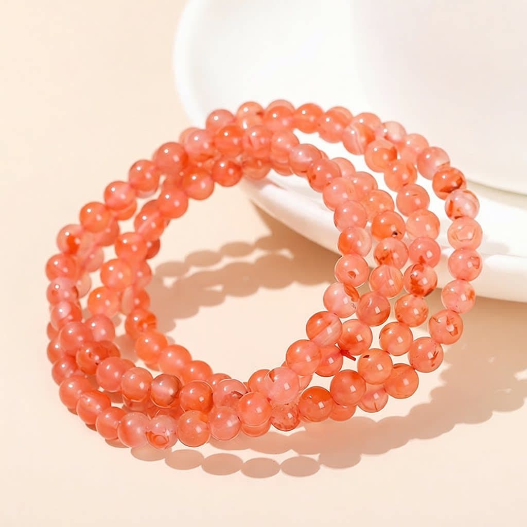 Novo estilo Natural gelo flutuante Multi-círculo Material Sichuan pulseira feminina gelo flutuante sul vermelho Retro pu
