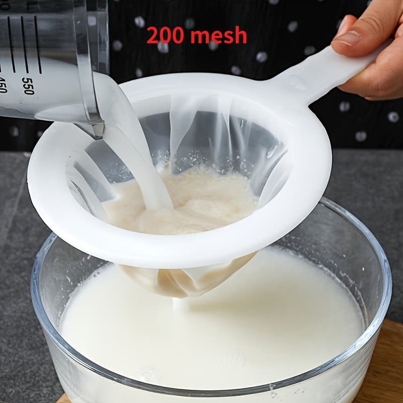 Peneira De Cozinha Fina De Malha 200 , Filtro Pendurado Para Chá , Leite De Soja , Suco E Cozimento