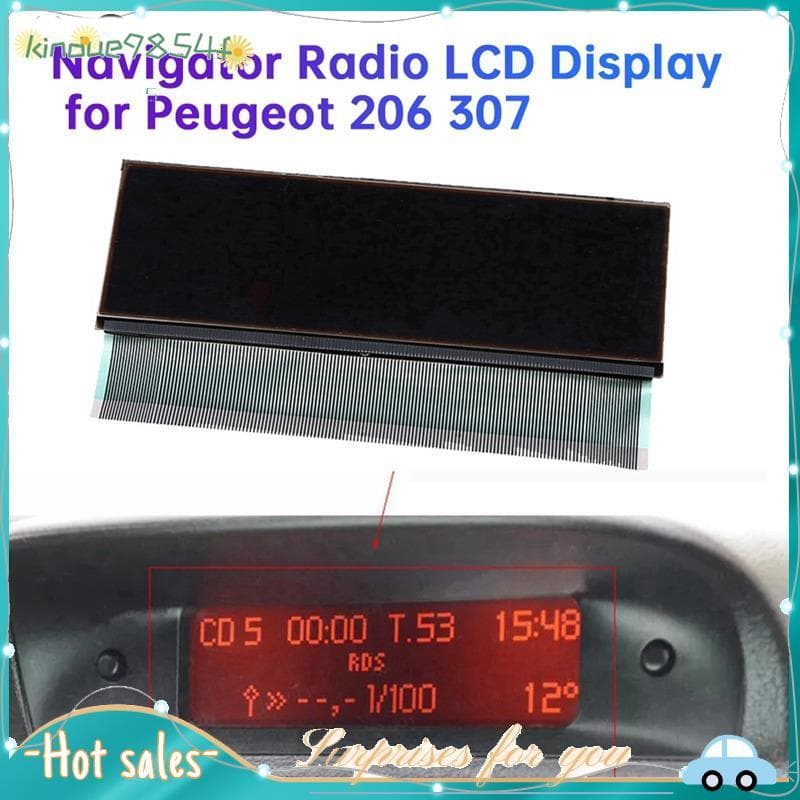 Rádio Navegador Central Do Carro Display LCD Para 206 307 C5 Xsara Instrumento Tela Pixel Reparação