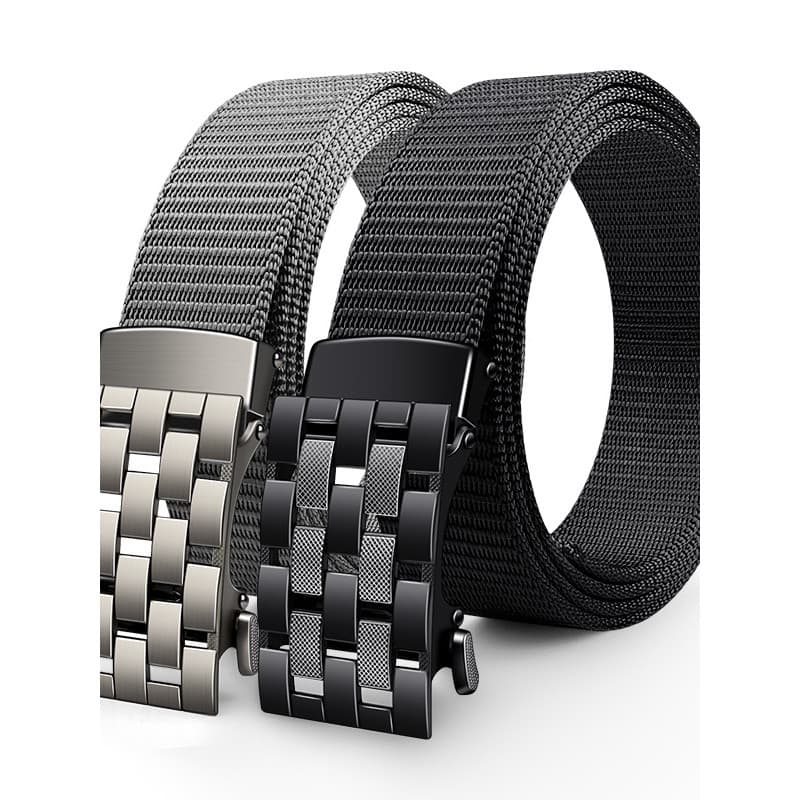 Hao cinto masculino Casual All-Match alongado trançado liga cinto masculino esportes ao ar livre moda calças cinto simpl