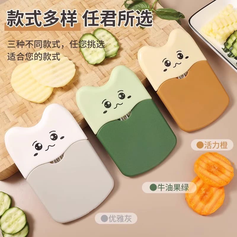 Faca de dente de lobo, faca de batata, corte de batata, faca de grade de batata extravagante, cozinha doméstica, corte d