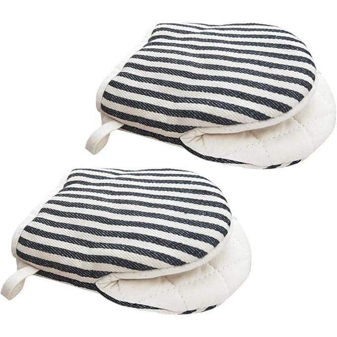 1 Par de Luvas de Forno Mini, Luvas de Forno Resistentes a Altas Temperaturas, Luvas de Forno Curtas com Alça para Pendu
