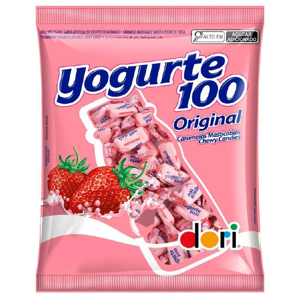 Bala Mastigável Yogurte 100 Original 600g - Dori