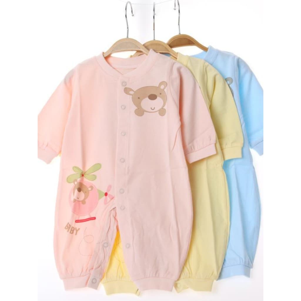 Bebê recém-nascido verão roupas de algodão puro bebê manga comprida macacão bebê macacão classe um macacão ar condiciona