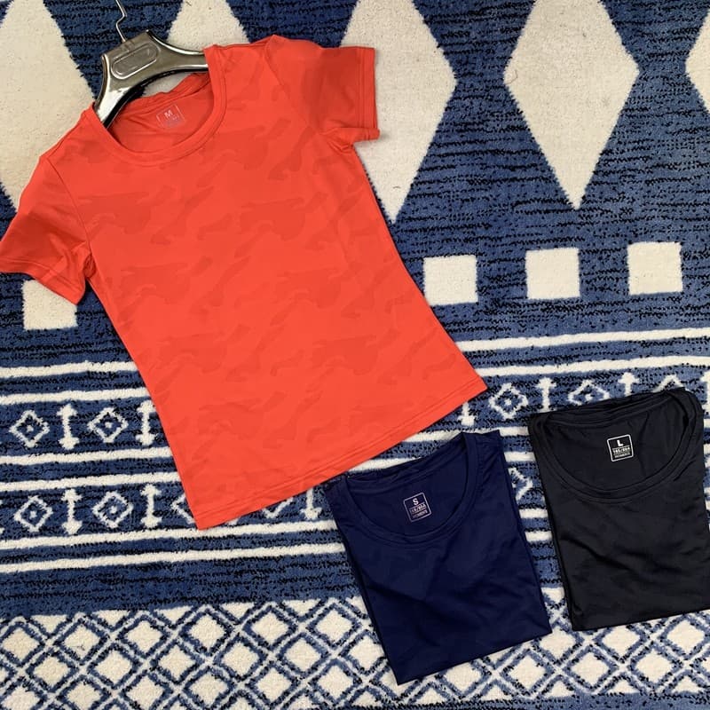 Senhoras ao ar livre verão respirável esportes Casual camiseta estilo fino montanhismo roupas de secagem rápida feminino