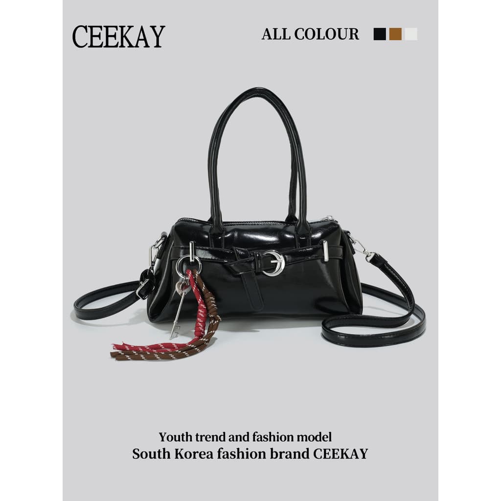 Ceekay Original genuíno bola de boliche travesseiro axilas saco nicho High-End saco feminino 2026 novo estilo saco do me