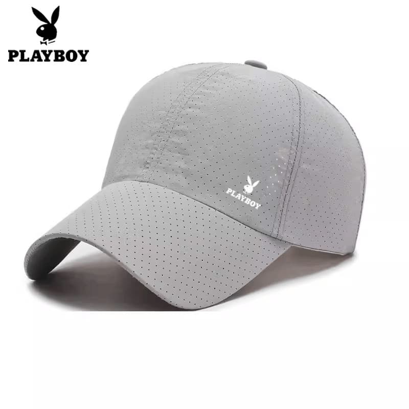 Playboy boné de pico masculino guarda-sol lazer ao ar livre de secagem rápida protetor solar boné de pesca chapéu de sol