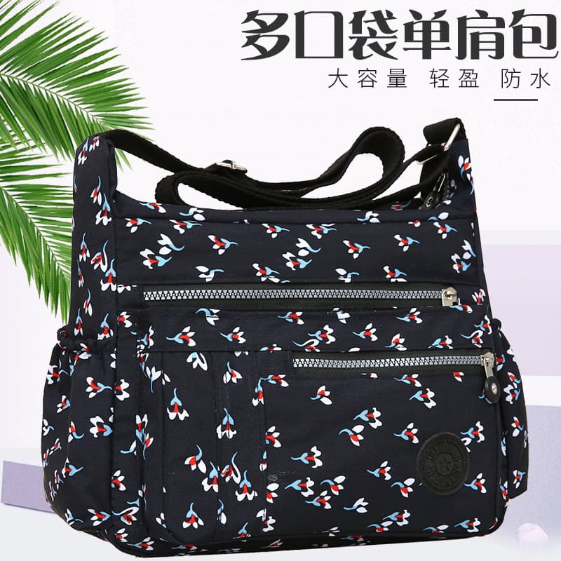 Bolsa transversal de ombro, bolsa de pano leve, versão coreana, elegante, primavera, novo estilo, bolsa transversal femi