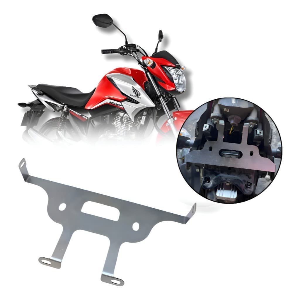 Reforço Rabeta Suporte Fixador Cg Titan Fan Start Cargo 125 150 160 2014 até 2025 IBRAECOMM