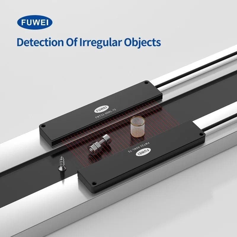 FWT32-90ML-75 Através Da Área De Feixe Tipo Matriz Máquina De Embalagem De Máscara De Grade Sensor De Fibra Óptica Ralar