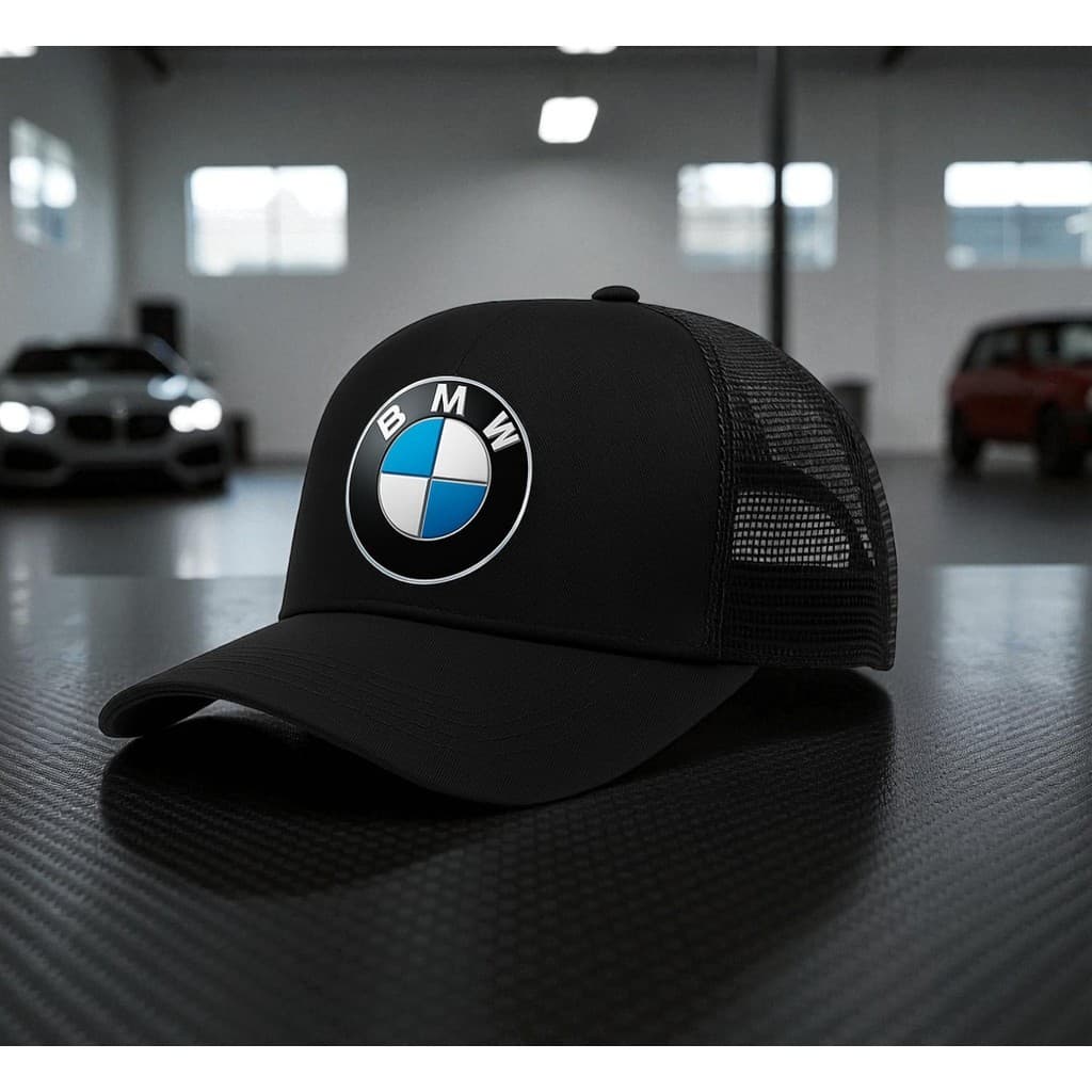 Boné  BMW De Telinha Estilo Trucker Pronta Entrega